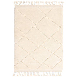 Rug Fes geometric cream white 200x290 cm