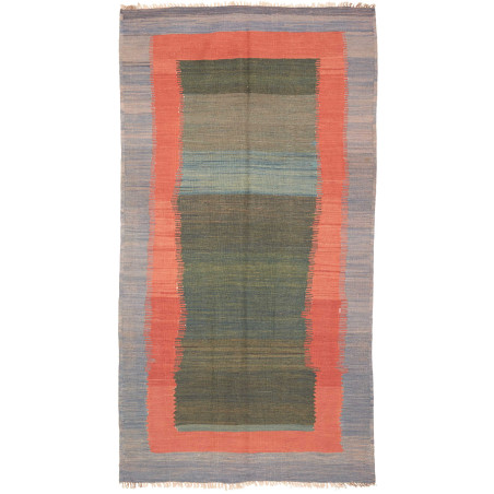 Rug Kilim Vintage Persia 121x241 Blue-grey Terr