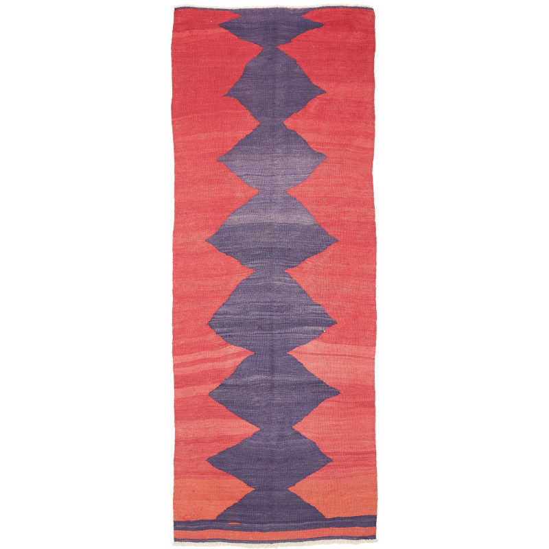 Rug Kilim Vintage Persia 109x301 Coral Red Indi