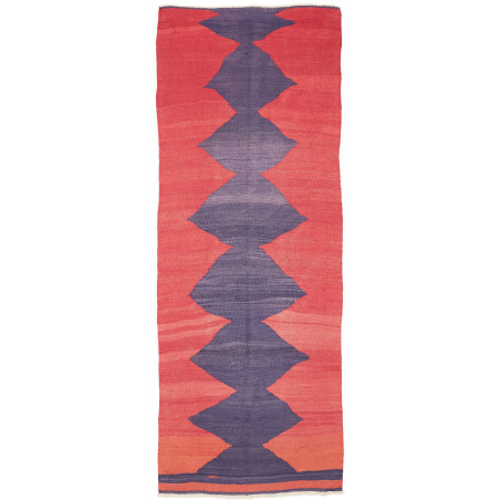 Rug Kilim Vintage Persia 109x301 Coral Red Indi