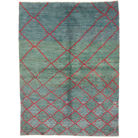 Rug Gabbeh Fine Persia 153x204 Petrol Blue