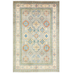 Rug Kazak Afghanistan 198x303 Sage Green Blue