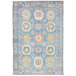 Rug Kazak Afghanistan 198x290 Sky Blue With Acc