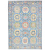 Rug Kazak Afghanistan 198x290 Sky Blue With Acc