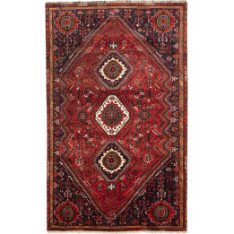 Tappeto Originale Shiraz Persia 168x273 Rosso M