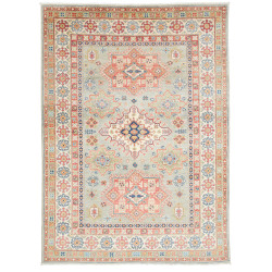Rug Kazak Afghanistan 147x200 Sage Green Coral