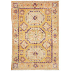 Rug Kazak Co 100x147 Saffron Yellow Purple
