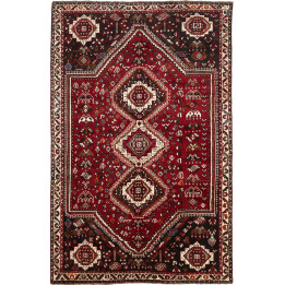 Tappeto Originale Shiraz Persia 167x261 Rosso S