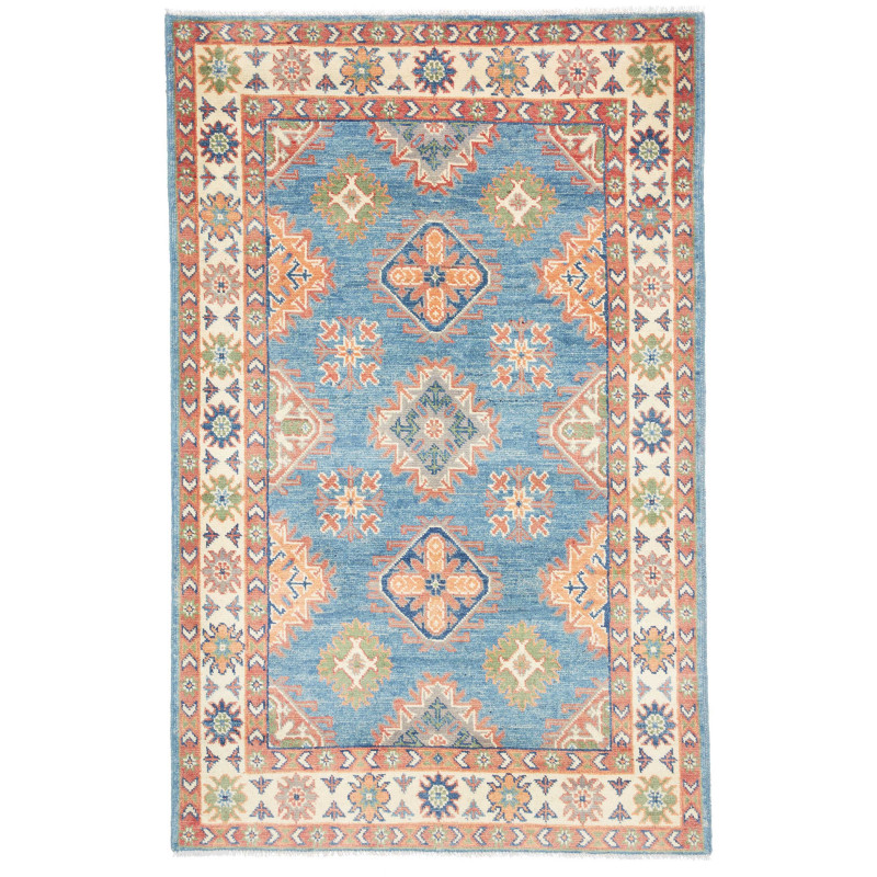 Rug Kazak Co 102x158 Blue Terracotta