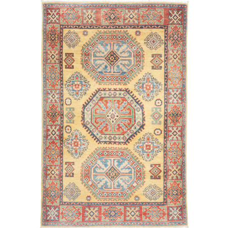 Rug Kazak Co 97x150 Warm Yellow Terracotta Red