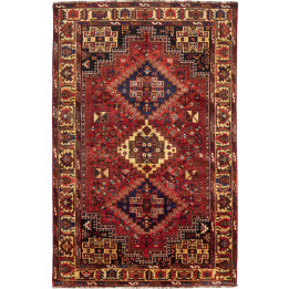 Tappeto Originale Shiraz Persia 168x258 Rosso S