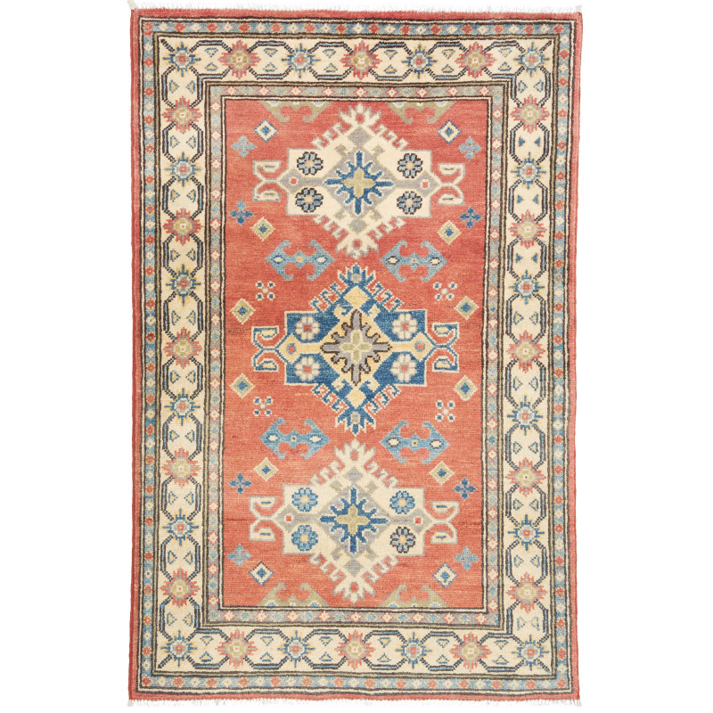 Rug Kazak Co 82x125 Terracotta Cream