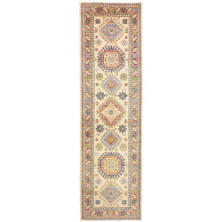 Rug Kazak Co 81x294 Cream Beige Multicolor