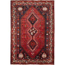 Hand Made Rug Shiraz Persia 170x250 Brick Red D