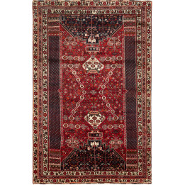 Hand Made Rug Shiraz Fine Persia 175x278 Red Da
