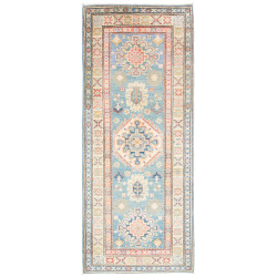 Rug Kazak Co 82x200 Dusty Blue