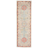 Rug Kazak Co 80x252 Sage Green Coral Red