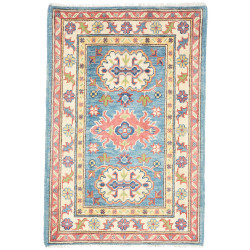 Rug Kazak Co 61x91 Cerulean Blue Cream