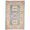 Rug Kazak Co 61x91 Cerulean Blue Cream