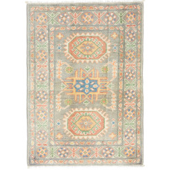 Rug Kazak Co 62x86 Grey-green With Soft Orange