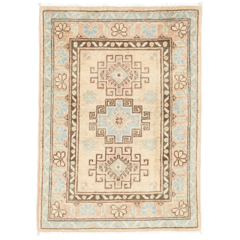 Rug Kazak Co 63x87 Cream Light Blue