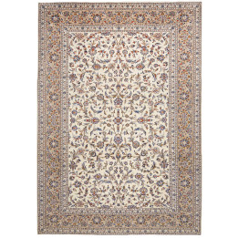 Tappeto Originale Kashan Persia 258x367 Avorio
