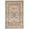 Rug Kazak Co 81x127 Grey-blue With Multicolour