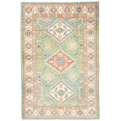 Rug Kazak Co 82x125 Sage Green Terracotta Red