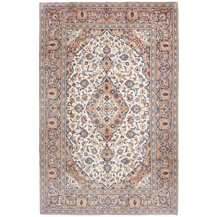 Tappeto Originale Kashan Persia 200x308 Beige B