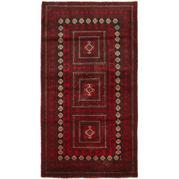 Tappeto Originale Baluch Persia 110x208 Rosso S