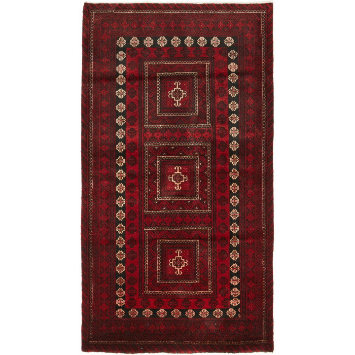 Tappeto Originale Baluch Persia 110x208 Rosso S