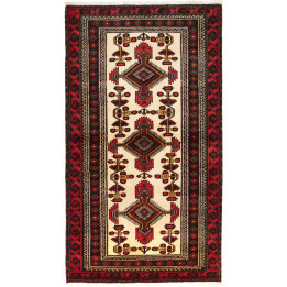 Tappeto Originale Baluch Persia 108x194 Rosso A