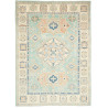 Rug Kazak Co 147x206 Aqua Blue Cream