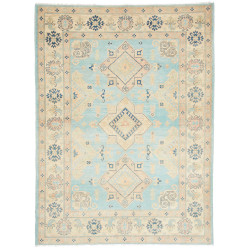 Rug Kazak Co 151x204 Sky Blue Cream