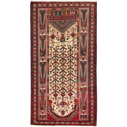 Hand Made Rug Baluch Persia 108x205 Dark Red Iv