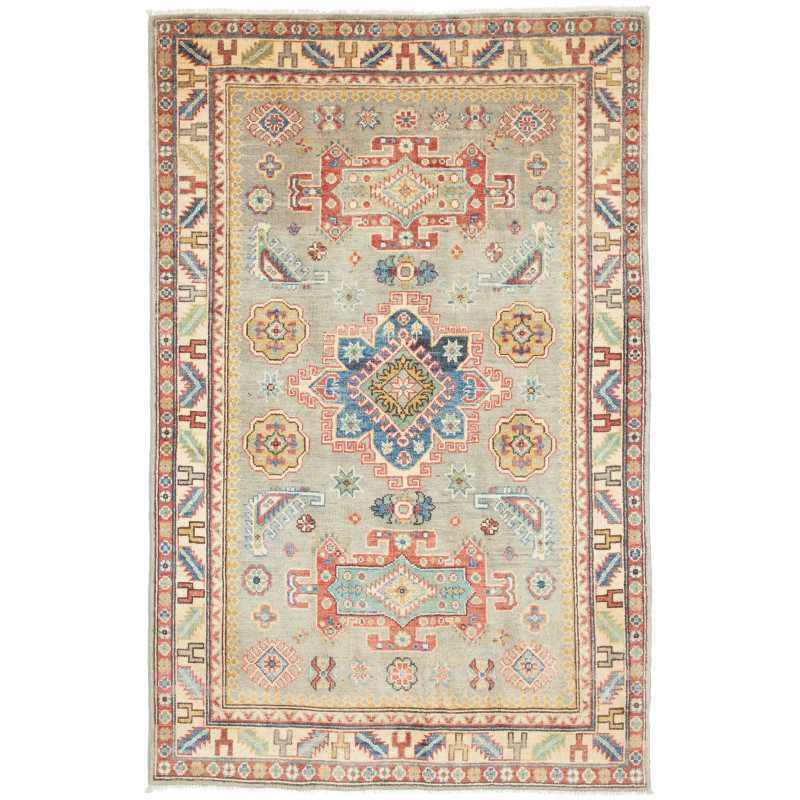 Rug Kazak Co 118x185 Sage Green Terracotta