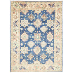 Rug Kazak Co 173x240 Deep Blue Cream