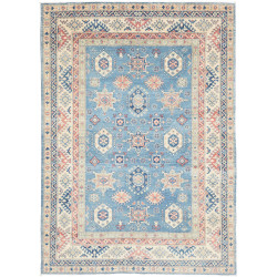 Rug Kazak Co 172x242 Sky Blue Cream