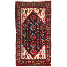 Tappeto Originale Baluch Persia 109x194 Blu Scu