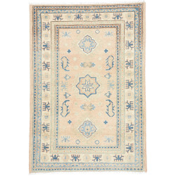 Rug Kazak Co 81x119 Rosy Beige And Blue