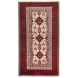 Tappeto Originale Baluch Persia 100x187 Rosso S