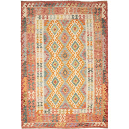 Hand Made Rug Kilim Afghanistan 203x299 Red Bei