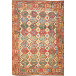 Tappeto Originale Kilim Afghanistan 211x297 Ros