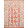 Rug Killim 209x290 Terracotta Dusty Blue