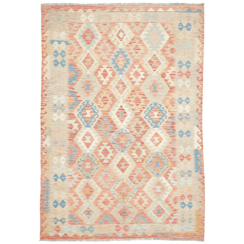 Rug Killim 173x249 Coral Powder Blue