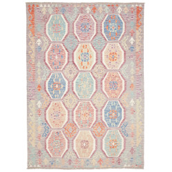 Rug Killim 174x245 Mauve Grey-lavender With Pas