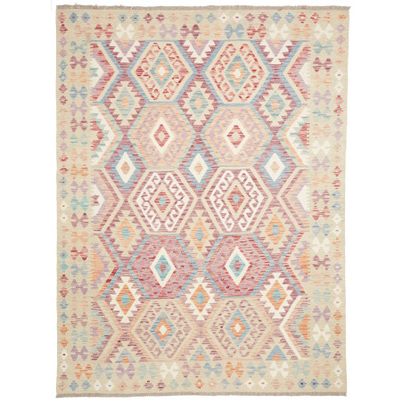 Rug Killim 183x245 Beige Pastel Multicolor