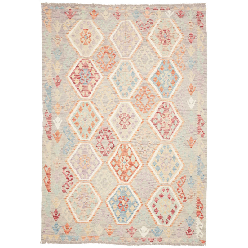 Rug Killim 169x242 Pastel Multicolor