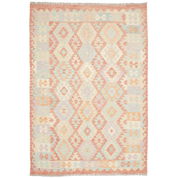 Rug Killim 170x244 Cream White With Pastel Acce