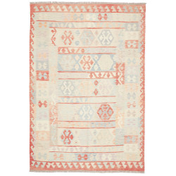 Rug Killim 174x246 Terracotta Light Blue